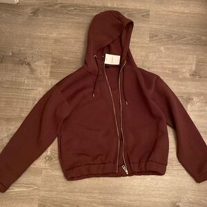 forever 21 Brown zip up sweater